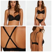 Hunkemoller! Жіночий бюстгальтер з гладкою чашкою 70Ф black! Лот 19