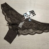 Hunkemoller! Шоколадні мереживні жіночі труси Хл розмір! Лот 34