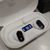 наушники беспроводные Tws S901 с костной проводимостью, водонепроницаемость, белые