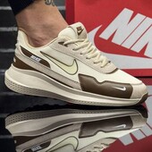 Фірмові кросівки Nike весна-літо колір бежевий/коричневий
