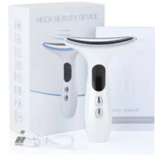 Массажер микротоковый для лица и шеи для второго подбородка и лифтинга Neck Beauty Device