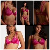 Hunkemoller privatecollection Спокусливий жіночий бюстгальтер 85Д, можна 85С pink peacock! Лот 245