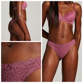 Hunkemoller! Мереживні жіночі труси, стрінги Хл розмір grape nectar! Лот 278