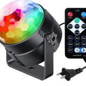 RGB диско-шар с дистан.управлением, disco ball light Zq04001, светомузыка, вечеринка и т.д.