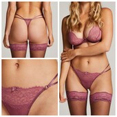 Hunkemoller! Ніжні жіночі труси, стрінги Хл розмір grape nectar! Лот 192