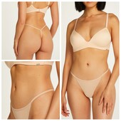 Hunkemoller! Безшовні жіночі труси, стрінги М розмір Indian tan! Лот 450