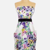 ® H&M ➤ цветочное платье без бретель ✿✿✿ оригинал s-m-l