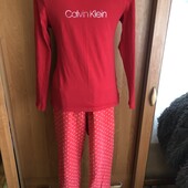Пижама, комплект, 100% cotton. костюм, S. Calvin Klein. в ідеалі