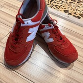 NB оригінал червоні кросівки 39
