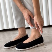 Балетки barefoot бєж, чорний
