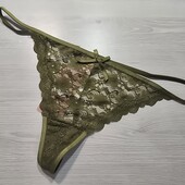 Hunkemoller! Мереживні жіночі труси, стрінги Хл розмір sphagnum! Лот 23