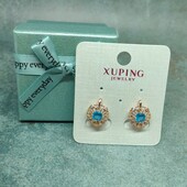 Сережки xuping позолота
