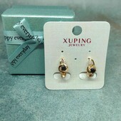 Сережки xuping позолота