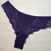 Hunkemoller! Мереживні жіночі труси Хл розмір violet indigo! Лот 120