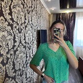 Літня зелена блузочка M&S розмір M/L