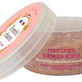Парфумований cкраб-пілінг для тіла з ароматом персика та квітів, 335ml