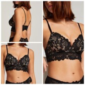 Hunkemoller! Комфортний жіночий бюстгальтер без кісточок 80В caviar! Лот 621