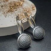 Срібні сережки