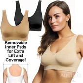Безшовний бюстгальтер Ahh Bra бежевий, розмір s, xl, 2xl.