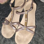 Clarks, 37.5p сандалі з натуральної шкіри