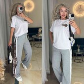 костюм двонитка +штапель 