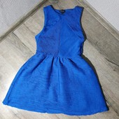 Шикарное нарядное платье цвета электрик от Topshop