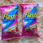 2 пачки вологих антибактеріальних серветок для прибирання flash по 60х2шт