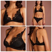 Hunkemoller noir! Надзвичайно гарний жіночий бюстгальтер, бралет Хл розмір caviar! Лот 532