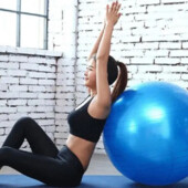 Мяч для фитнеса EasyFit фитбол гимнастический мяч