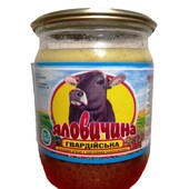 М’ясні консерви “Яловичина” за оптовою ціною Упаковка — блок із 12 банок тушонка