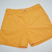 Шорти котонові оранжеві h&m 8-9р/134cм