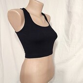 Щільна майка/топ в рубчик, Zara, М/L