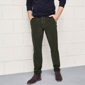 Чоловічі вельветові штани Livergy "Slim Fit" (48, оливковий)