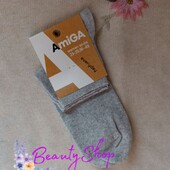 Носки женские AmiGА средние жіночі шкарпетки сірі 36-40