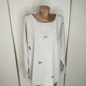Сірий реглан з камінцями Bonmarche р 22 Пог -68