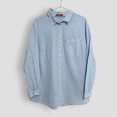 Брендовая рубашка S.Oliver — 100% хлопок оверсайз в новом состоянии xxl-3xl