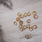 Підвіски серце 5шт