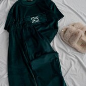 Костюм жіночий велюр Miu miu