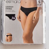 Безшовные трусики от Esmara, размер S, набор 3 шт