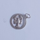 Серебряный кулон- подвеска знак зодиака "РАК" 925 проба