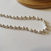 Серебряный браслет шарики Проба 925