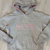 Jack Wills брендовый стильный теплый худи с капюшоном на девочку рост 140 см