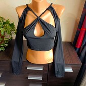 ✓Shein!!! бомбезный топ в черном цвете 