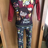 Пижама, комплект, 100% cotton размер 7-8 р 128 см. Harry potter. в ідеалі