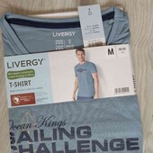 Livergy брендовая мужская новая футболка размер евро 48/50