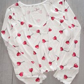 Піжамна кофта Primark, мікрофібра, eur 32-34 / uk 4-6