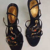 Босоніжки сандалі репліка Roberto Cavalli.