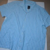 Сорочка чоловіча льон та бавовна eur XL 43\44