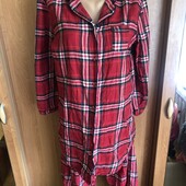 Пижама, комплект, костюм, 100% коттон, L, Marks&Spencer, в ідеалі