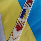 Патріотичний бісерний браслет